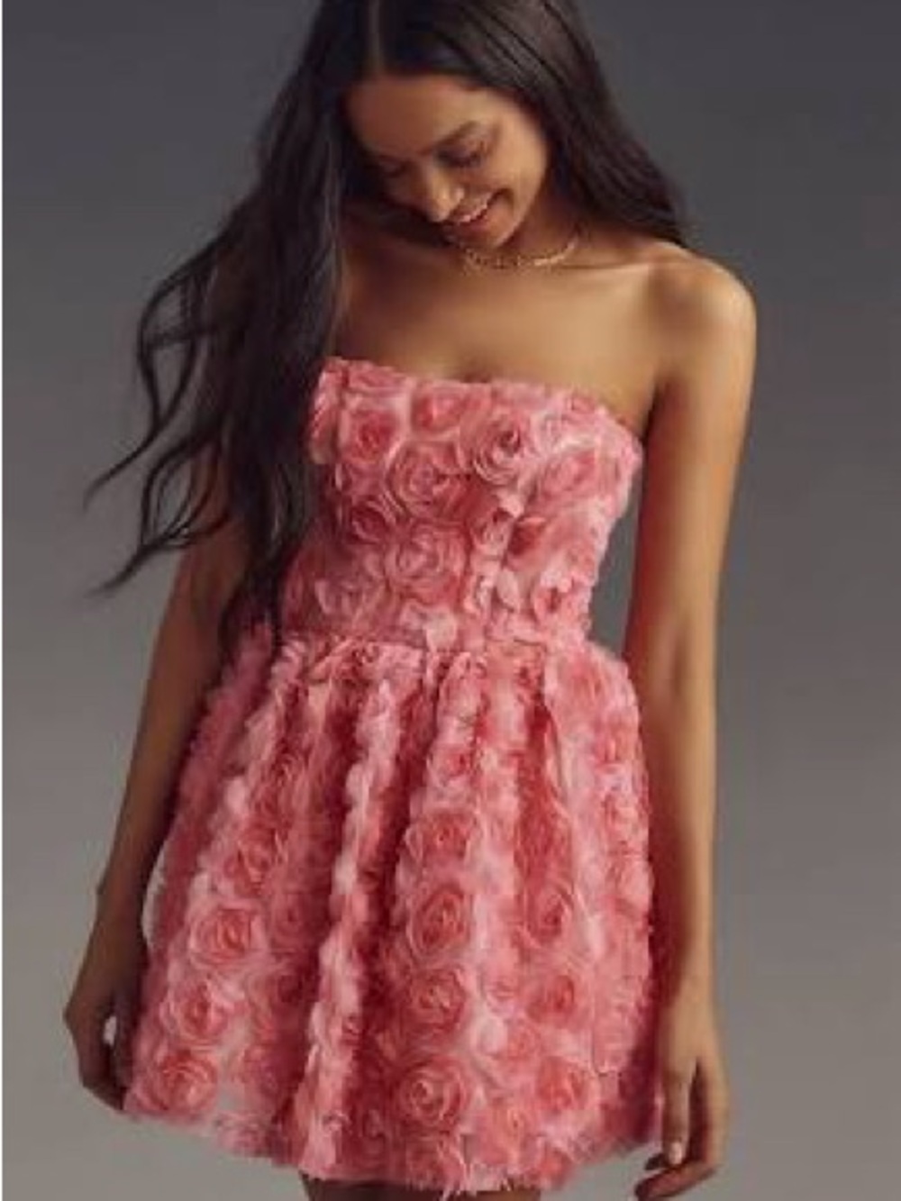NWT Dress The Population Sasha Rosette Mini Dress